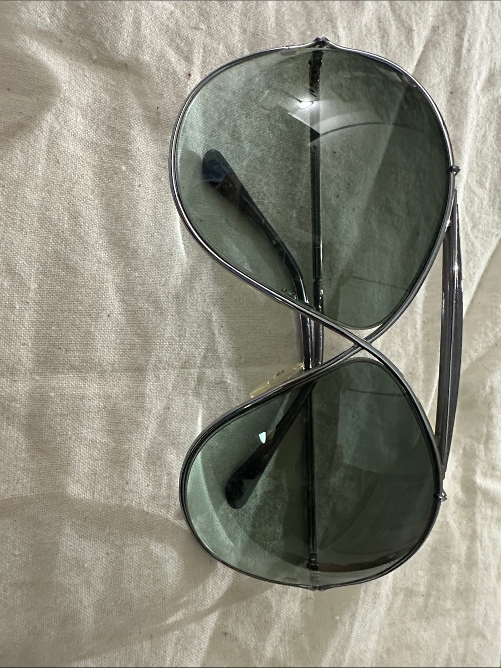 Tom Ford Green Lens Aviator Sunglasses